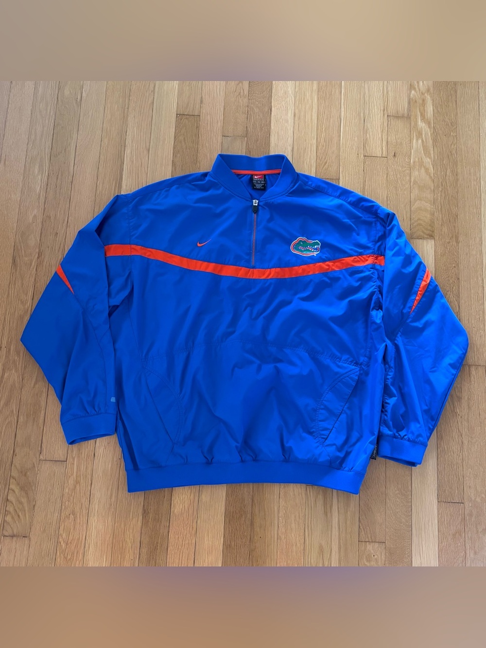 Vintage Y2K Nike Florida Gators Windbreaker Jacket Clima-FIT Royal Blue Mens XL